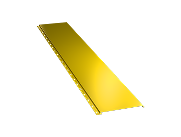 Гладкая широкая фасадная панель 0,5 мм, Ral 1018