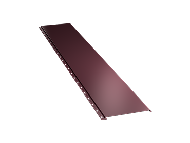 Гладкая широкая фасадная панель 0,5 мм, Ral 3005