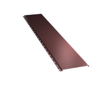 Гладкая широкая фасадная панель 0,5 мм, Ral 3009