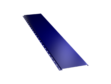 Гладкая широкая фасадная панель 0,5 мм, Ral 5002