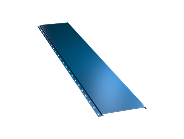 Гладкая широкая фасадная панель 0,5 мм, Ral 5005