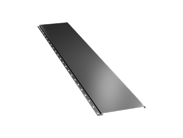 Гладкая широкая фасадная панель 0,5 мм, Ral 9006